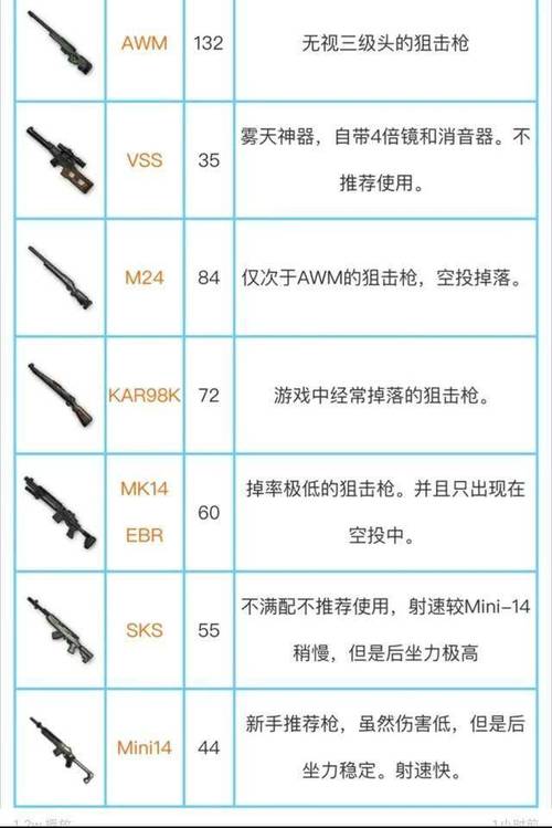 绝地求生最强枪配